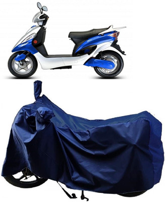 MMSSTAR Waterproof Two Wheeler Cover for Hero Electric(Electric Maxi, Blue)