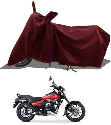 DeepShakshi AUTOMOTIVE Two Wheeler Cover for Bajaj(Avenger, Maroon)