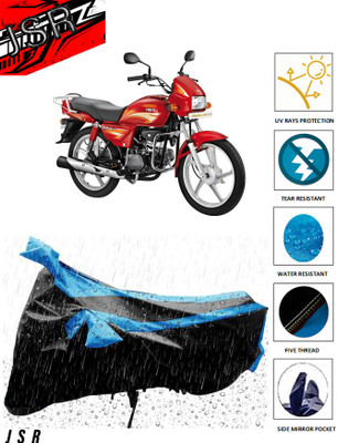 J S R Waterproof Two Wheeler Cover for Hero(Splendor Plus, Blue)