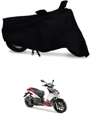 THE REAL ARV Waterproof Two Wheeler Cover for Aprilia(SR 150, Black)