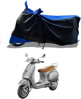 DeepShakshi AUTOMOTIVE Waterproof Two Wheeler Cover for Vespa(Vespa, Blue)