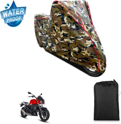 PAGORA Waterproof Two Wheeler Cover for Mahindra(Mojo UT 300, Yellow)