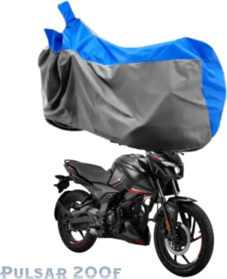 AviYEstore Two Wheeler Cover for Bajaj(Pulsar 200 NS DTS-i, Grey, Blue)