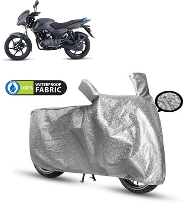 GOSHIV-car and bike accessories Waterproof Two Wheeler Cover for Bajaj(Pulsar 125 Neon BS6, Silver)