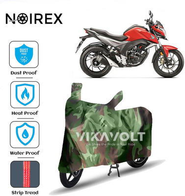 NOIREX Waterproof Two Wheeler Cover for Honda(CB Hornet 160R, Green)