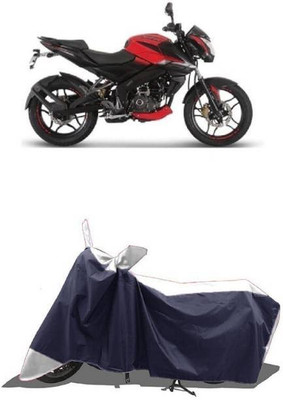RAAMKM Two Wheeler Cover for Hero, Honda, Bajaj, TVS, Yamaha(FZ S FI (V 2.0), White, Black)