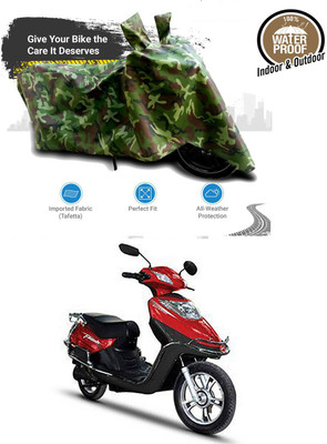 Furious3D Waterproof Two Wheeler Cover for Hero(Electric Flash, Multicolor)