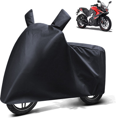 FABTEC Waterproof Two Wheeler Cover for Hero Two Wheler Cover For Hero Splendor I Smart NAVY BLUE(Splendor I Smart, Black)