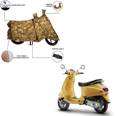 Furnish Flow Two Wheeler Cover for Vespa(Urban Club, Multicolor)