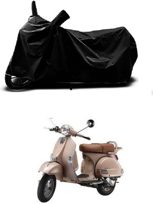 Mdstar Waterproof Two Wheeler Cover for TVS(Star Euro 200, Black)