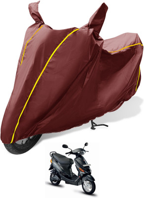 MOCKHE Waterproof Two Wheeler Cover for Hero(E Sprint, Maroon)