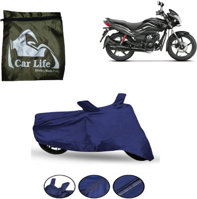 Car Life Waterproof Two Wheeler Cover for Hero(Passion Xpro, Blue)