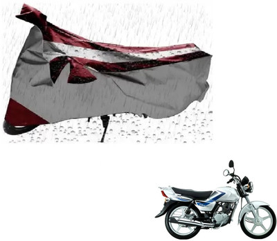 MISSION COLLECTION Waterproof Two Wheeler Cover for Suzuki(Heat, Silver)