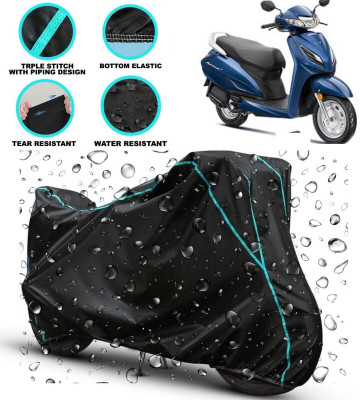 kerwa Waterproof Two Wheeler Cover for Honda(Activa, Black)
