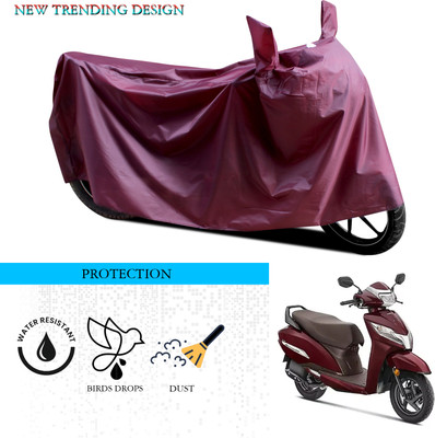 ANTHUB Waterproof Two Wheeler Cover for Honda(Activa 125, Maroon)
