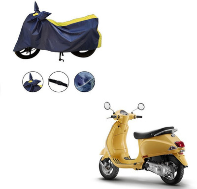 Furnish Flow Two Wheeler Cover for Vespa(Urban Club, Yellow)