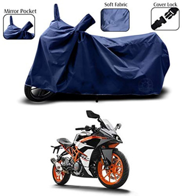DeepShakshi AUTOMOTIVE Waterproof Two Wheeler Cover for KTM(RC 390, Blue)