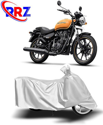 RRZ Waterproof Two Wheeler Cover for Royal Enfield(Thunderbird 500, White)
