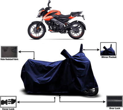 KEDIT Two Wheeler Cover for Bajaj(Pulsar NS125, Blue)