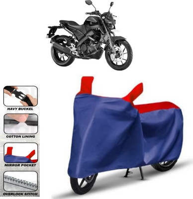WMIZEXA Two Wheeler Cover for Yamaha(MT 15, Red)