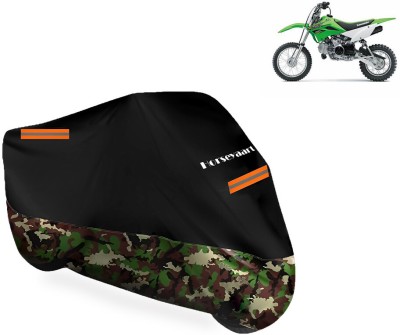 Horseyaart Waterproof Two Wheeler Cover for Kawasaki(KLX 110, Multicolor)