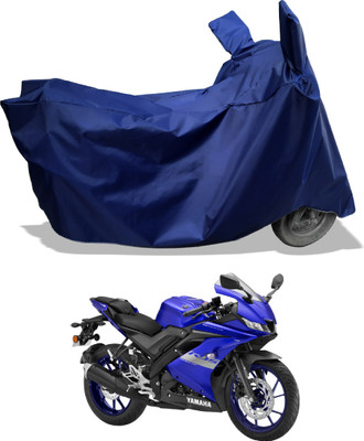 Amexride Two Wheeler Cover for Yamaha(R15 V3, Blue)