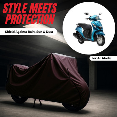 V VINTON Two Wheeler Cover for Yamaha(Fascino, Multicolor)