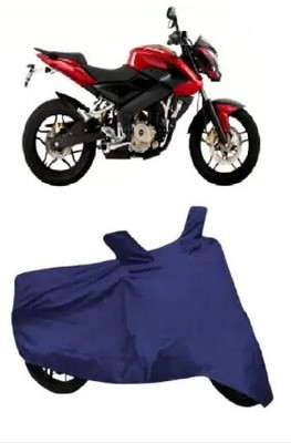 Tritika Waterproof Two Wheeler Cover for Bajaj(Pulsar NS 200, Blue)