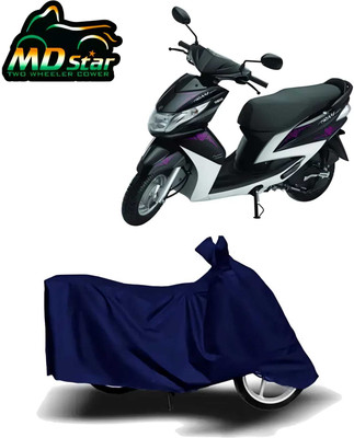 Mdstar Waterproof Two Wheeler Cover for Yamaha(Ray, Black)