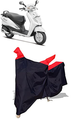 Amexride Two Wheeler Cover for Hero(Duet VX 110CC BS6, Black)
