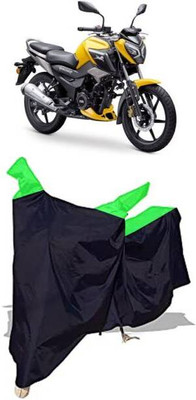 RAAMKM Waterproof Two Wheeler Cover for TVS(Raider, Green)