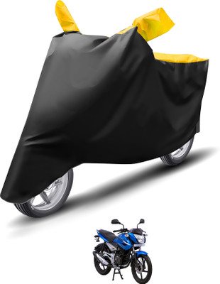 Caronix Waterproof Two Wheeler Cover for Bajaj(XCD 125cc, Yellow)