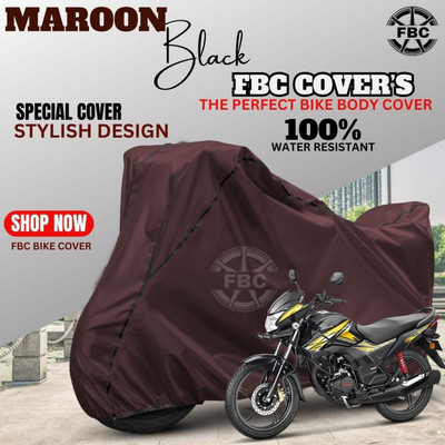AutoGalaxy Waterproof Two Wheeler Cover for Honda(Shine, Maroon)