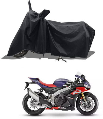 PAGORA Waterproof Two Wheeler Cover for Aprilia(RSV4, Black)