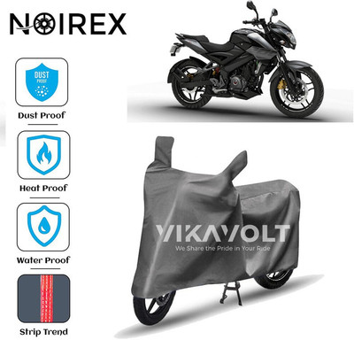 NOIREX Two Wheeler Cover for Bajaj(Pulsar NS 200, Grey)