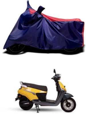 Mdstar Waterproof Two Wheeler Cover for Bgauss(Electric Scooter, Red, Blue)