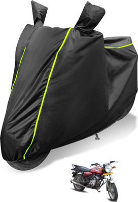 Auto Hub Waterproof Two Wheeler Cover for Bajaj(Boxer AT, Black)