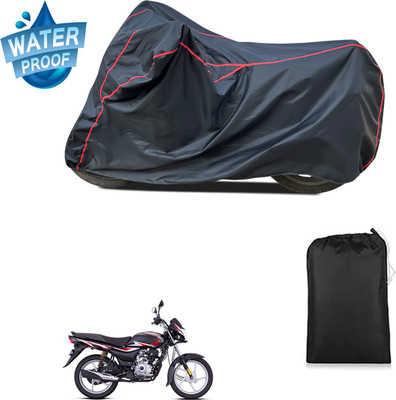 CODOKI Waterproof Two Wheeler Cover for Bajaj(Platina 100 DTS-i, Black)