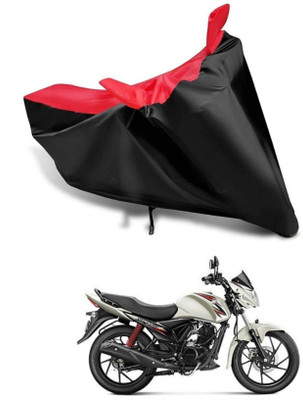 KEDIT Two Wheeler Cover for Suzuki(Sling Shot Plus, Red, Black)