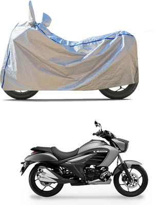 CODOKI Waterproof Two Wheeler Cover for TVS(Intruder 250, Silver)