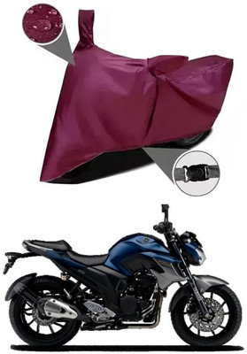 DeepShakshi AUTOMOTIVE Two Wheeler Cover for Yamaha(FZ 25, Maroon)