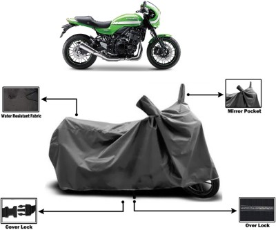 Amexride Two Wheeler Cover for Kawasaki(Z900 RS Cafe Racer, Grey)