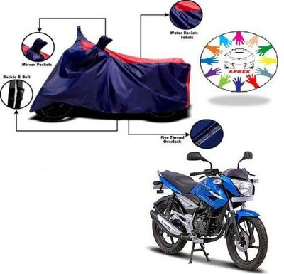 DeepShakshi AUTOMOTIVE Waterproof Two Wheeler Cover for Bajaj(XCD 125cc, Blue, Red)