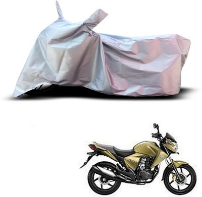 Varnwal E Commerce Waterproof Two Wheeler Cover for Honda(Dazzler, Silver)