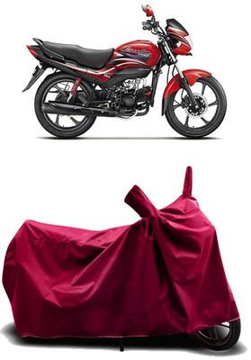 KEDIT Two Wheeler Cover for Hero(Passion Pro i3S, Maroon)