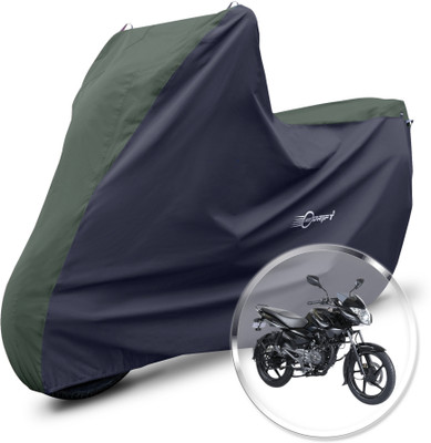 Neodrift Two Wheeler Cover for Bajaj(Pulsar 135 LS DTS-i, Green, Black)