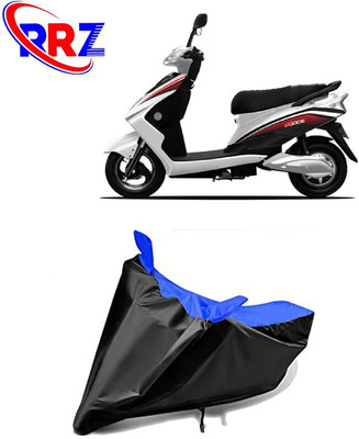 RRZ Waterproof Two Wheeler Cover for Okinawa(Praise, Black, Blue)