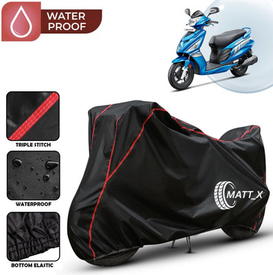 MATT_X Waterproof Two Wheeler Cover for Hero(Maestro, Multicolor, Black, Red)