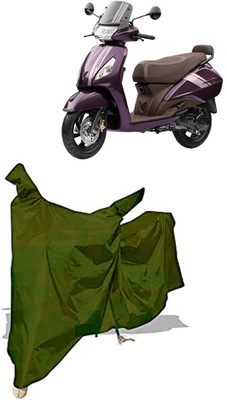 Amexride Two Wheeler Cover for TVS(Jupiter, Green)