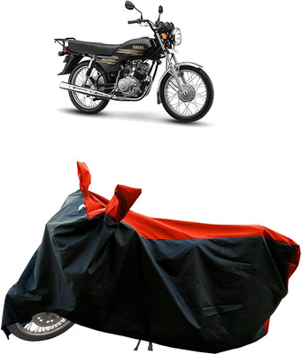 KEDIT Two Wheeler Cover for Yamaha(Crux, Red, Black)